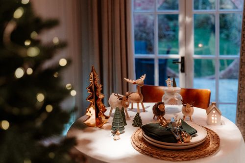 Ceramic and Wooden Christmas Decorations