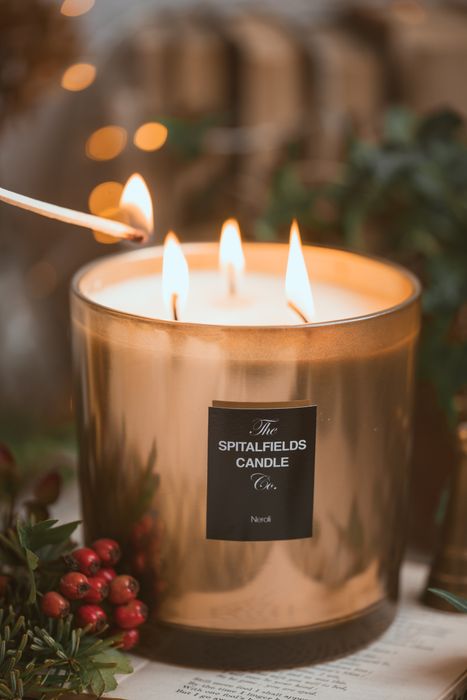 Festive Luxury Scented Gold & Silver Candles