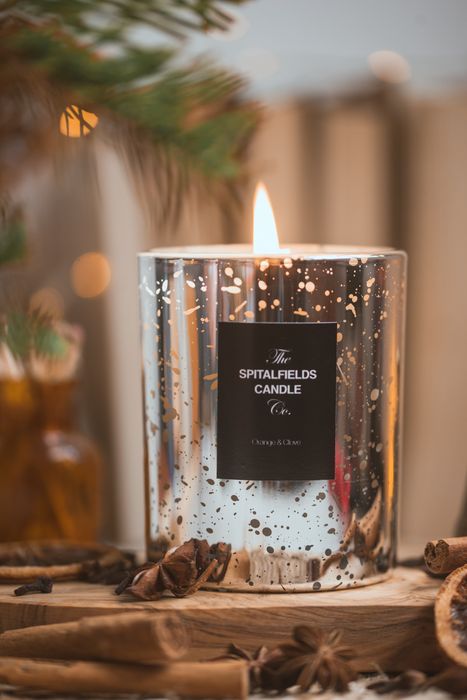 Festive Luxury Scented Gold & Silver Candles