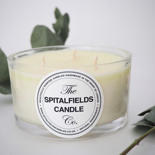Luxury 3 wick glass scented candles