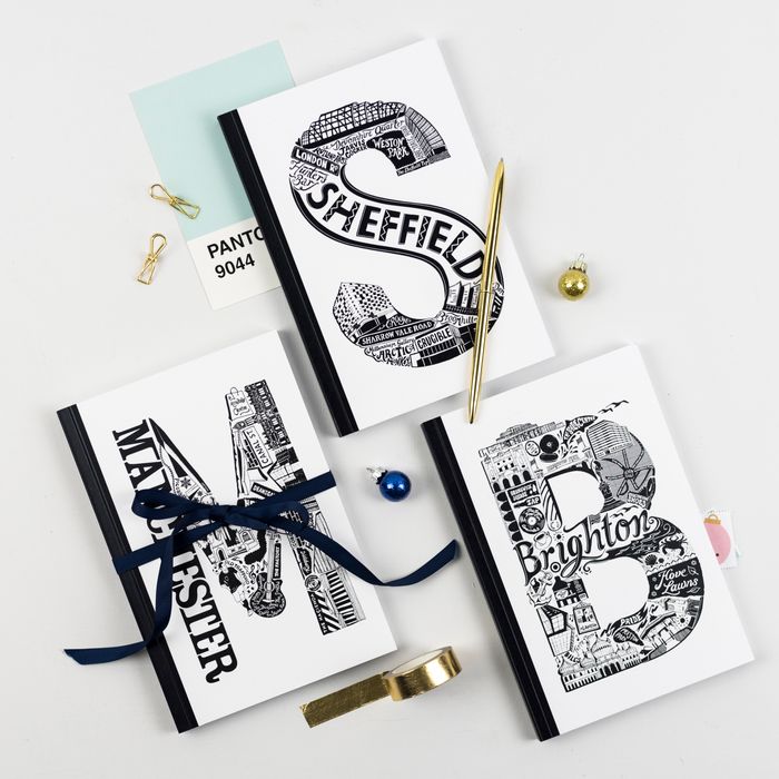 Location letter notebooks