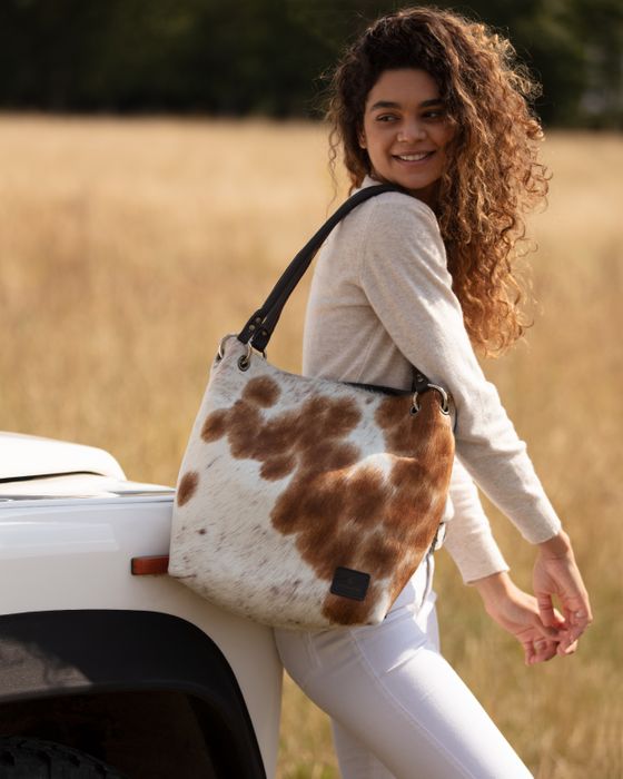 Cowhide Slouch Bag Spirit of Christmas
