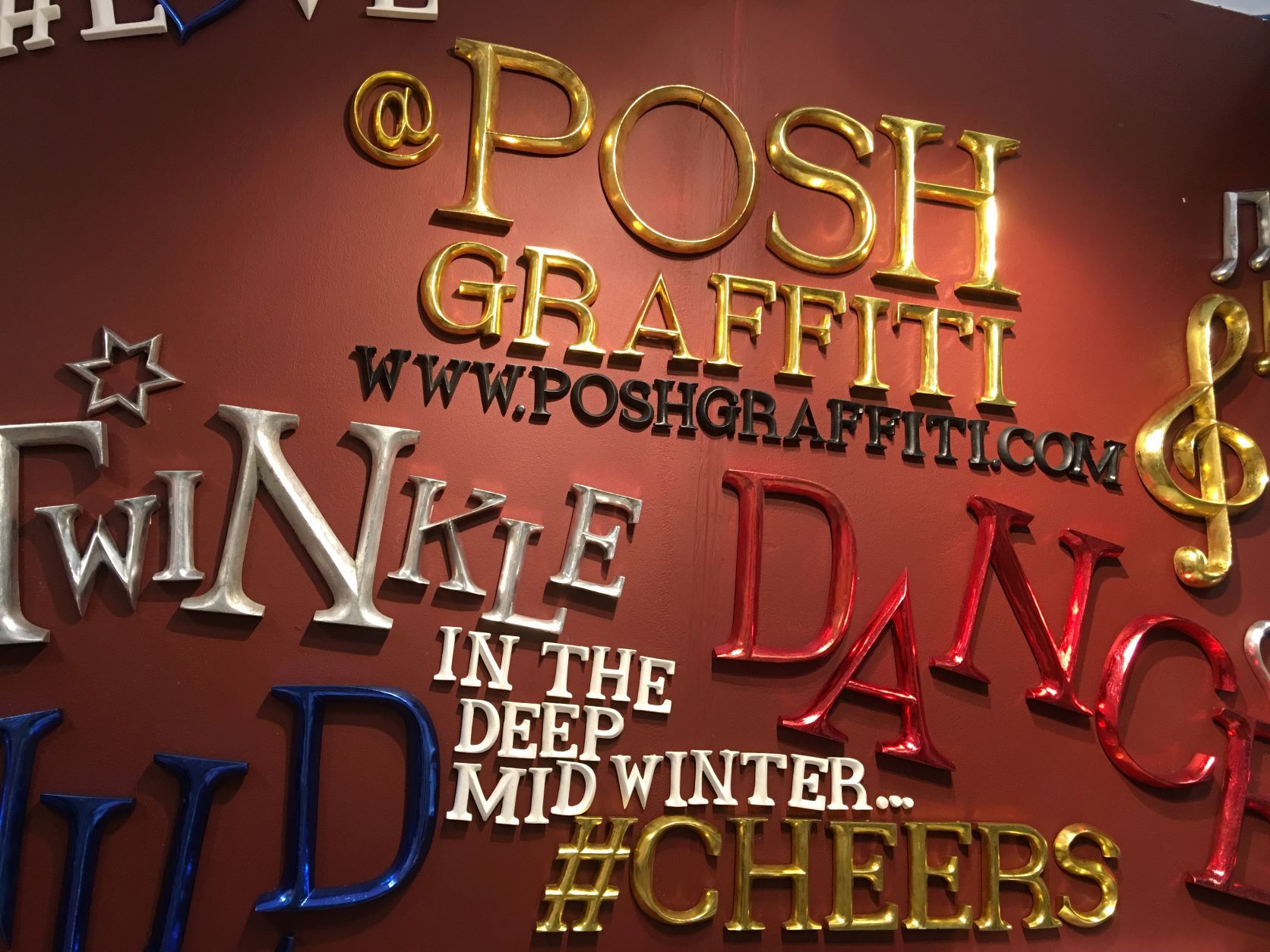 Posh Graffiti by Emily Readett-Bayley