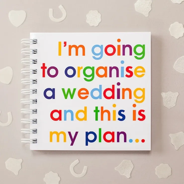 organise a wedding