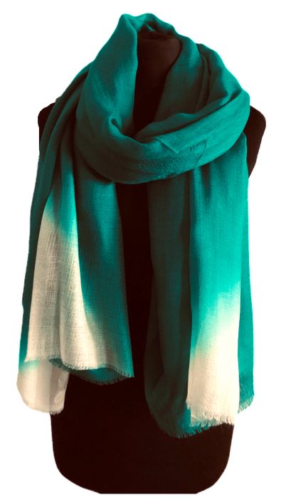 Cashmere Lightweight Large Ombre Shawl