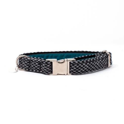 Black & Grey - Harris Design - Luxury Dog Collar