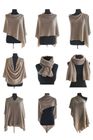 Multiway cashmere poncho