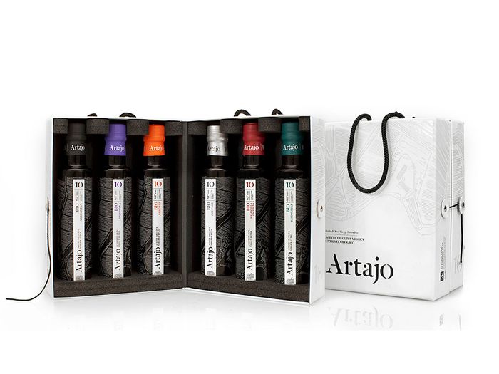 Artajo10 250ml bottles 6 varieties suitcase