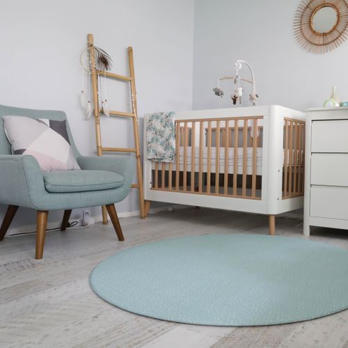 Luxe Padded Play Mat - Mint Speckled