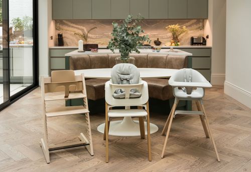 What seat at the table will you pick? Stokke® has the ideal high chair for you, your baby and your interiors!