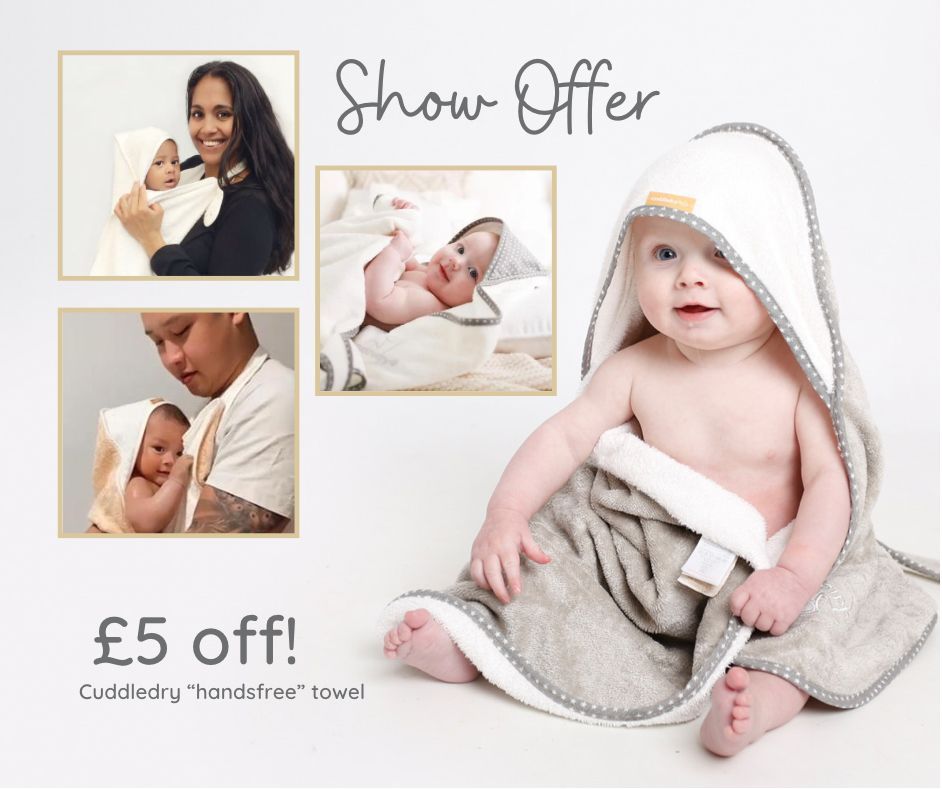 Cuddledry offers at The Baby Show