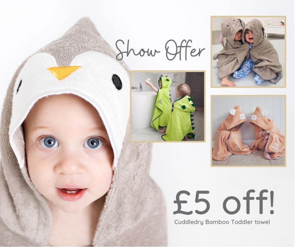 Cuddledry offers at The Baby Show