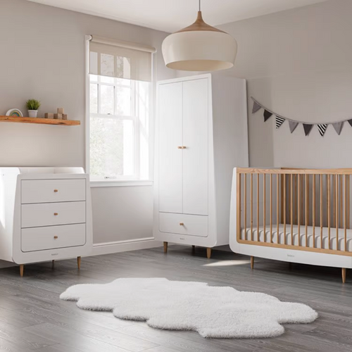 SnuzKot Skandi 3 Piece Nursery Furniture Set Natural (SAVE £350)