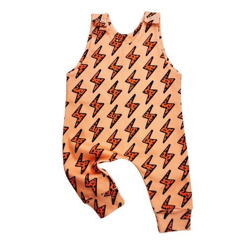 House of Margaux -Leopard Lightning Bolt Romper