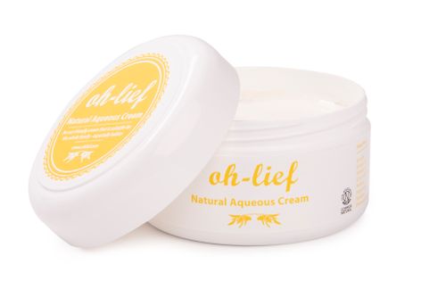 Oh-Lief Natural Aqueous Cream 250ml - Daily Moisturiser