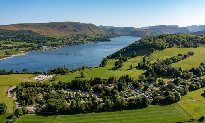 Waterfoot Park in the Ullswater Valley