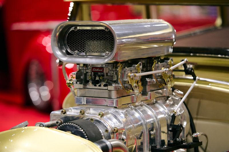 Hot Rod Classic Car Engine