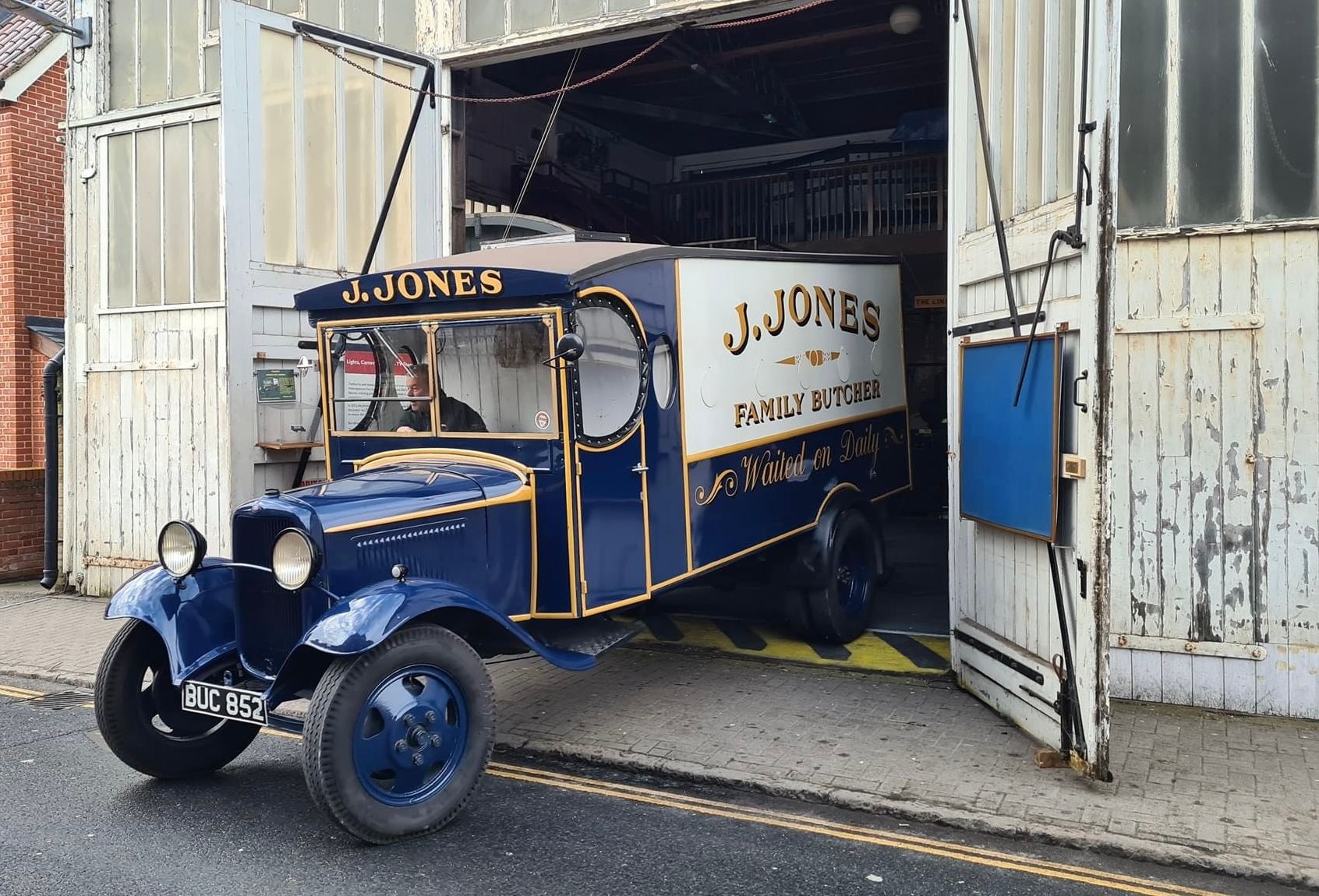 Dads army original Jones van at NEC 2023