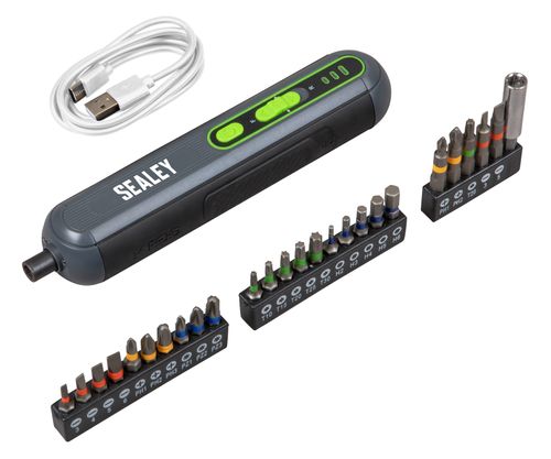 Model No. CP4VSD - 4V Cordless Screwdriver with 25pc Bit Set.