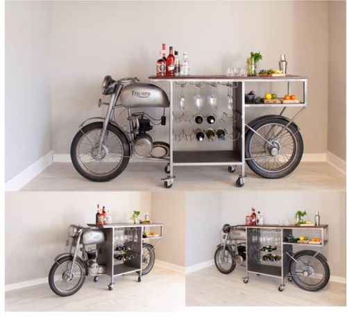 Triumph Bike styled Home Bar
