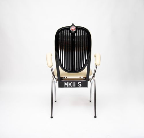 Black & White Car Grille Chair