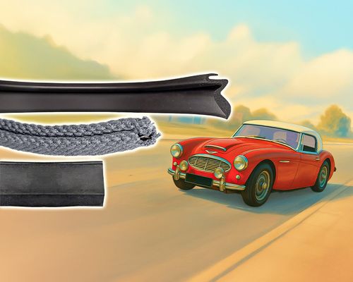 Austin Healey OE Hardtop Perimeter Seal Kits – Precision Fit & Weather Protection