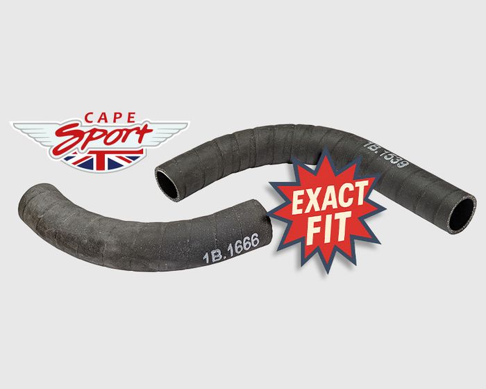 Austin Healey 100 Silicone Radiator Hoses | Exact‑Fit, Rugged & Roger‑Moment Approved