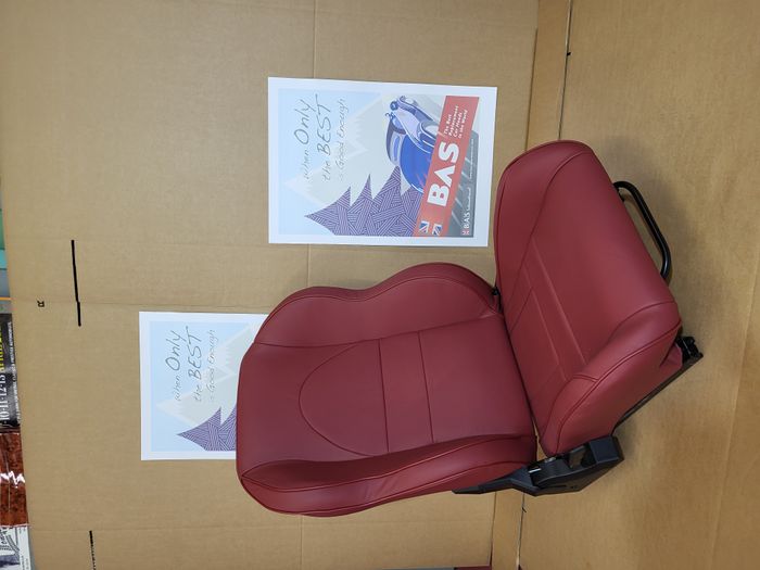 the new improved B.A.S. everyday use comfy race seat  with reclining back