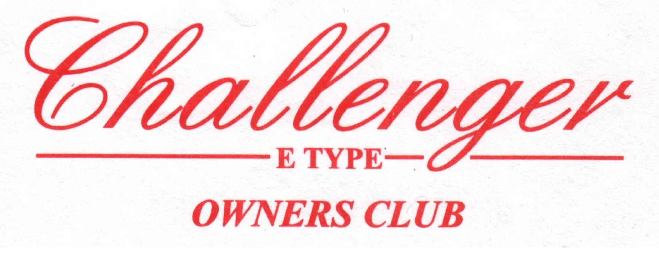 Challenger E-Type Replica Owners Club