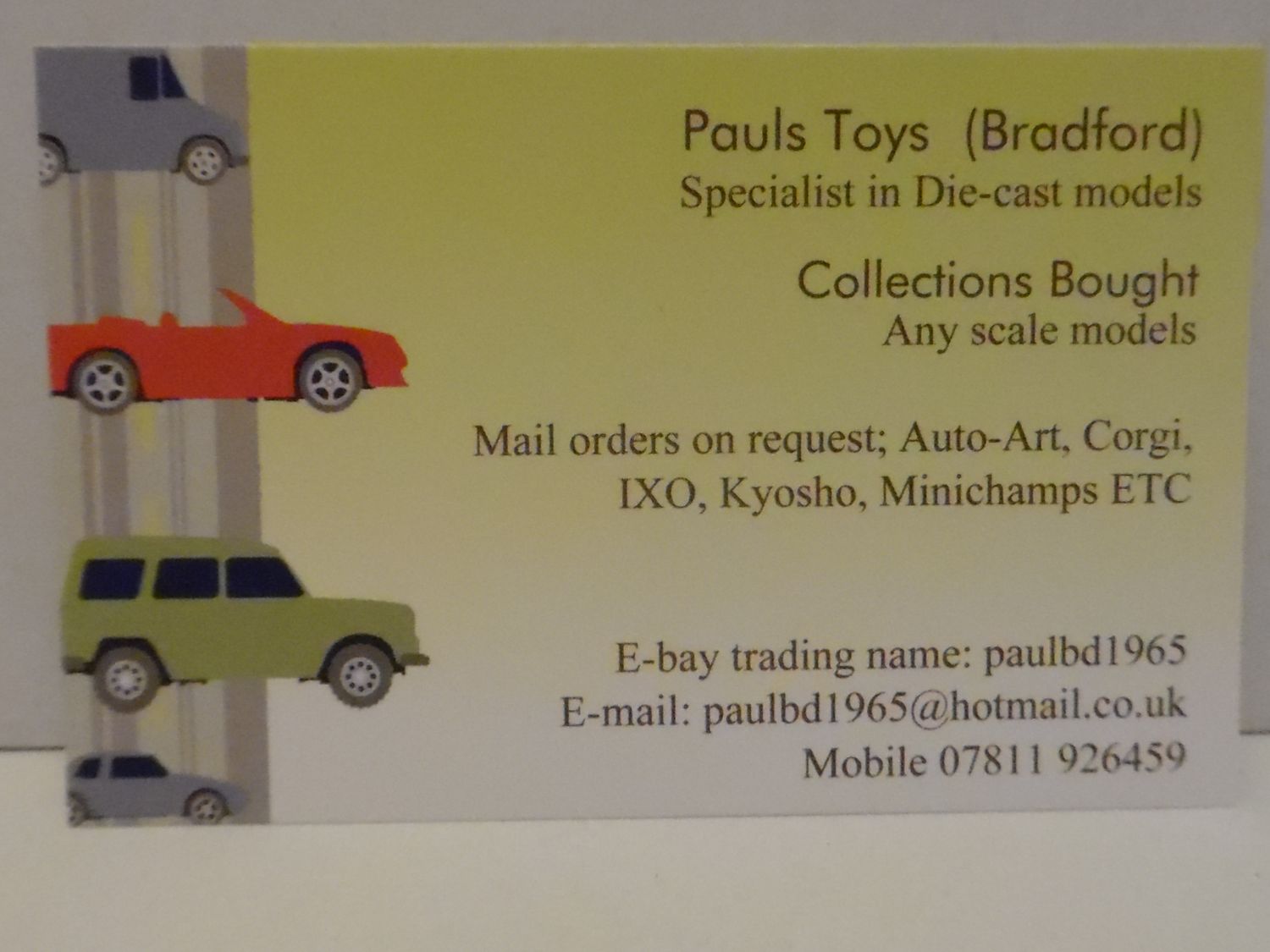 Cover image - Pauls Toys