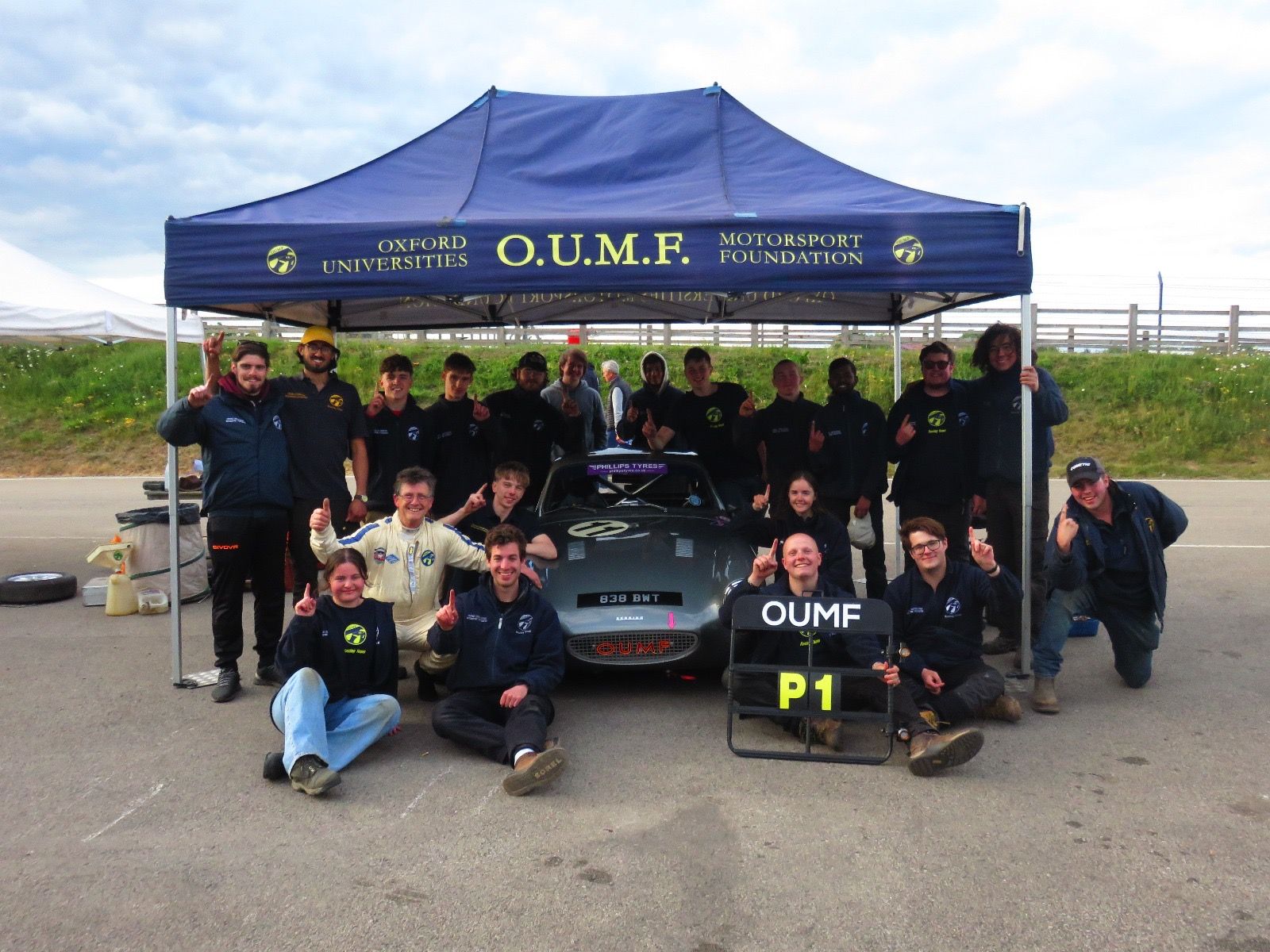 Cover image - Oxford Universities Motorsport Foundation