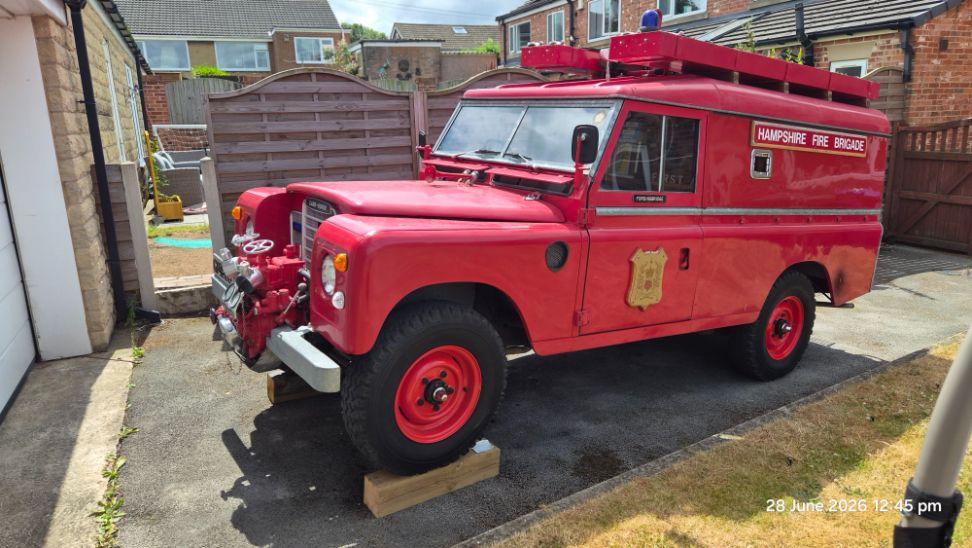 Nick Simpson, 1975 Land Rover Series 3 Fire Engine
