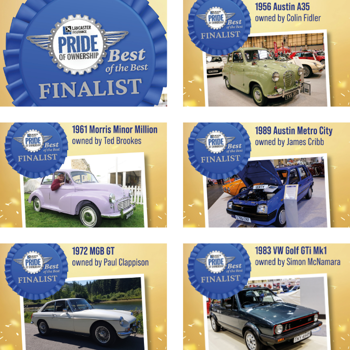 TOP FIVE REVEALED IN LANCASTER INSURANCE PRIDE OF OWNERSHIP BEST OF THE BEST COMPETITION VOTING OPENS FOR THE WINNER!