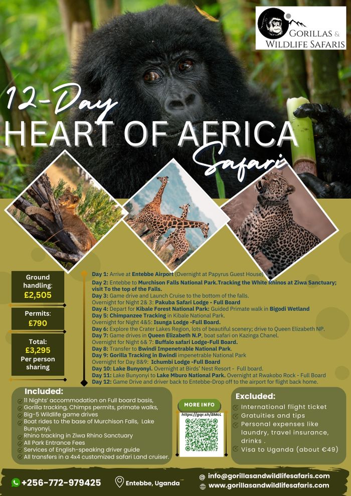 12-Day Heart of Africa Safari -  Uganda
