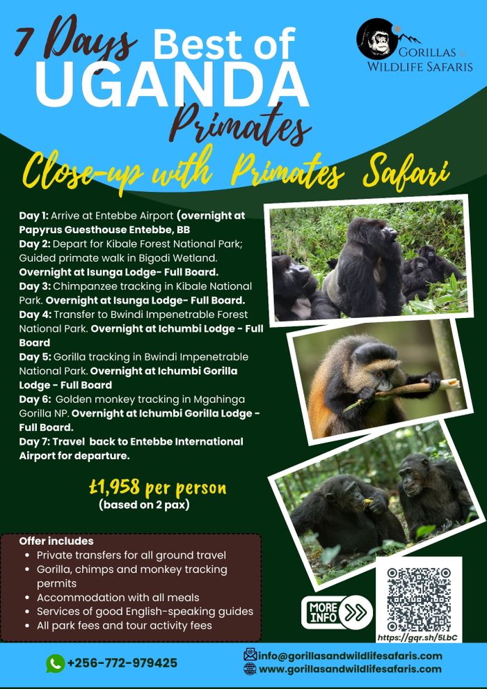 Best of Uganda Primates Safari -  7 Days