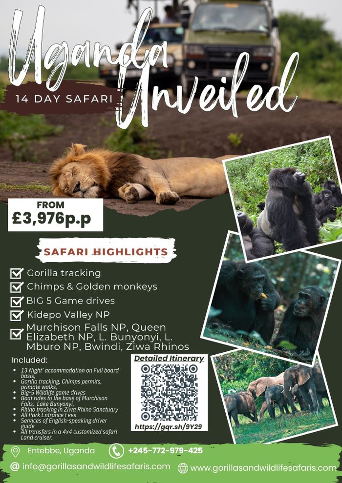 14 Days - Uganda Comprehensive Safari