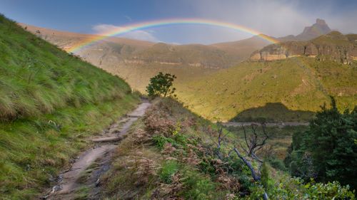 Rainbow over the Drakensberg