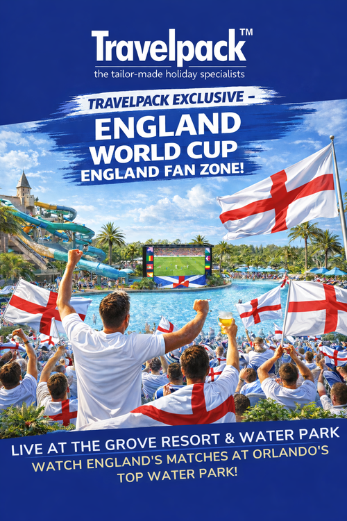 TRAVELPACK EXCLUSIVE - ORLANDO 🌴 WORLD CUP ENGLAND FAN ZONE!