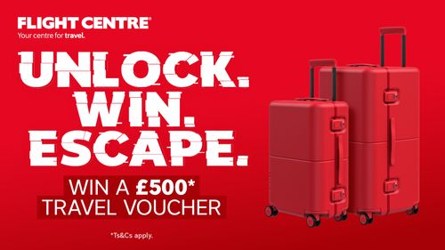 Unlock to Win a £500 Travel Voucher