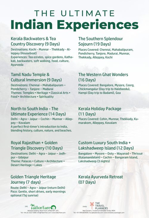 The Ultimate Indian Experiences