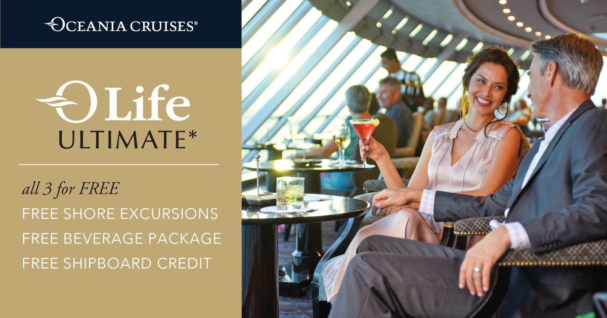 O Life Ultimate – available on selected 2022 sailings