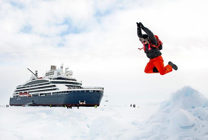 THE GEOGRAPHIC NORTH POLE IN LUXURY