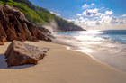 The Seychelles, under sail aboard the Spirit of Ponant