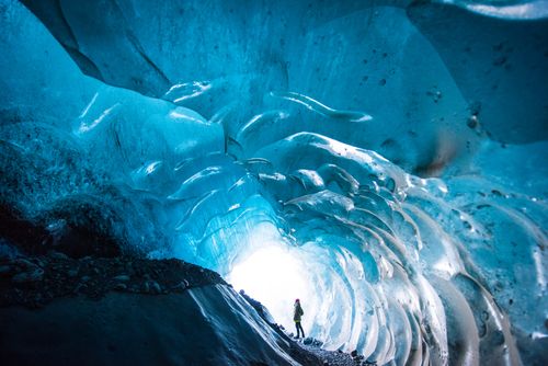 Ice Cave & Northern Lights