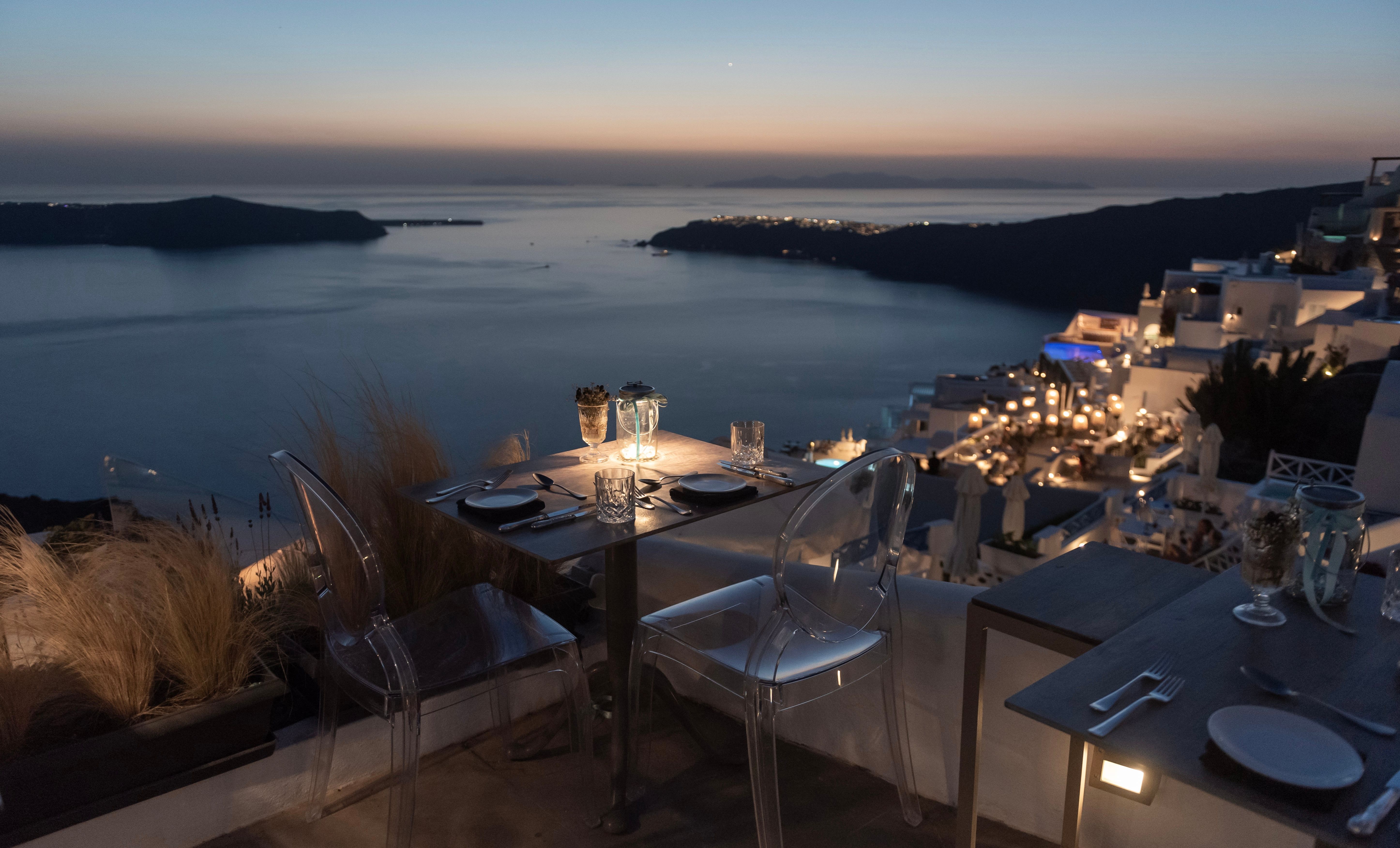 The Athenian House Restaurant Santorini