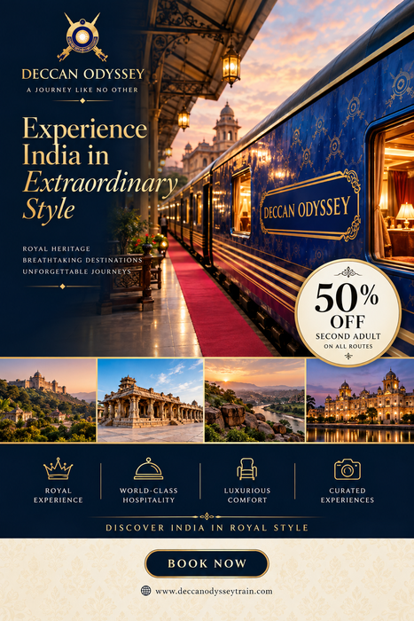 Deccan Odyssey-Discover India in Royal Style, A Journey Through India’s Royal Heritage