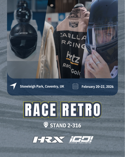 HRX & iGO! Helmets at Race Retro 2026 – Come Meet Us