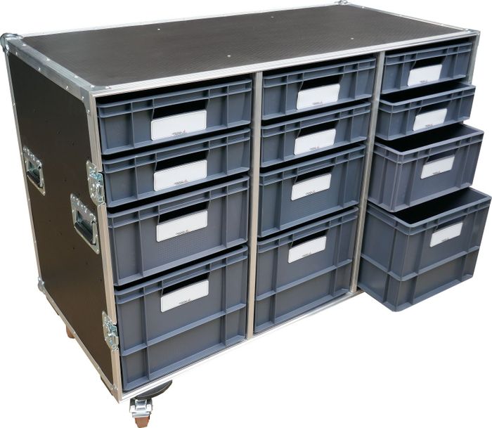 12 Drawer Motorsport / Tool Flightcase