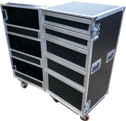 Drawer Flightcase With Storage Door
