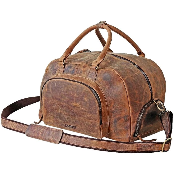 Scaramanga Leather Holdall